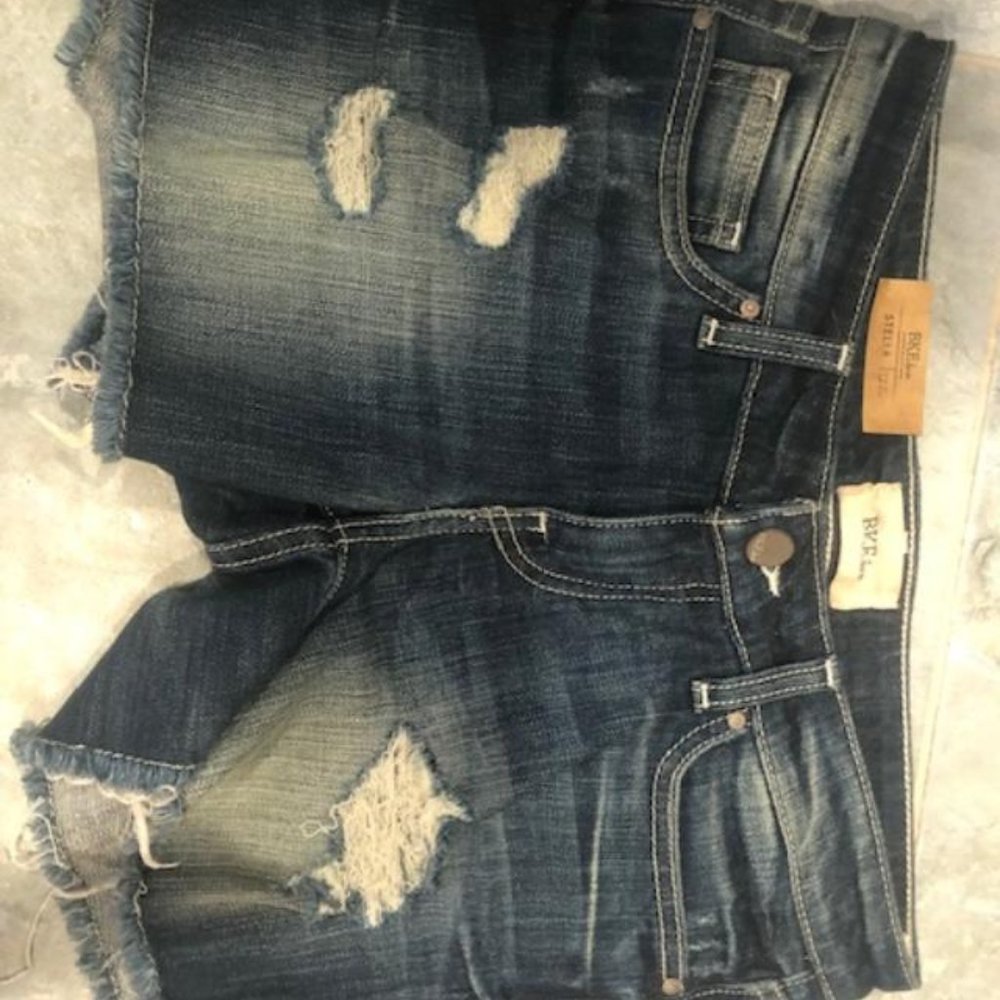 BKE denim shorts